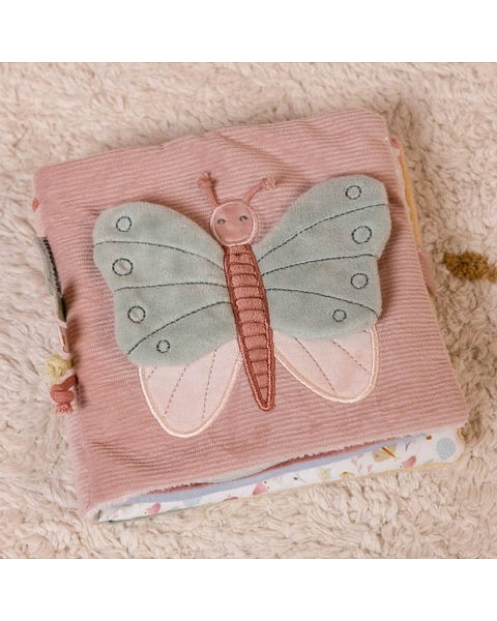 Little Dutch Υφασμάτινο Βιβλιαράκι Δραστηριοτήτων Flowers & Butterflies - 1