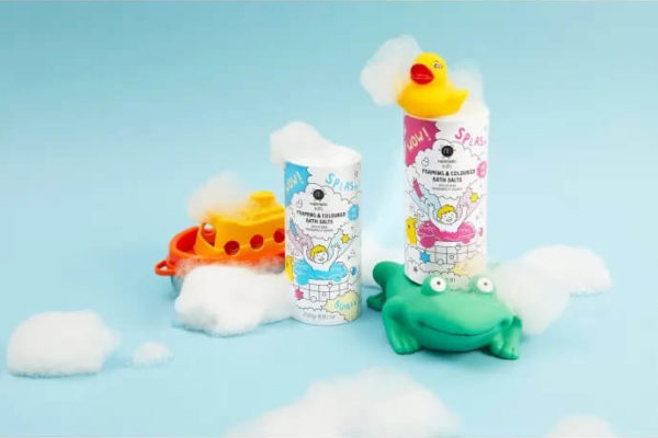 Nailmatic Άλατα Μπάνιου Foaming Salt Bath Μπλε 250g. - 1