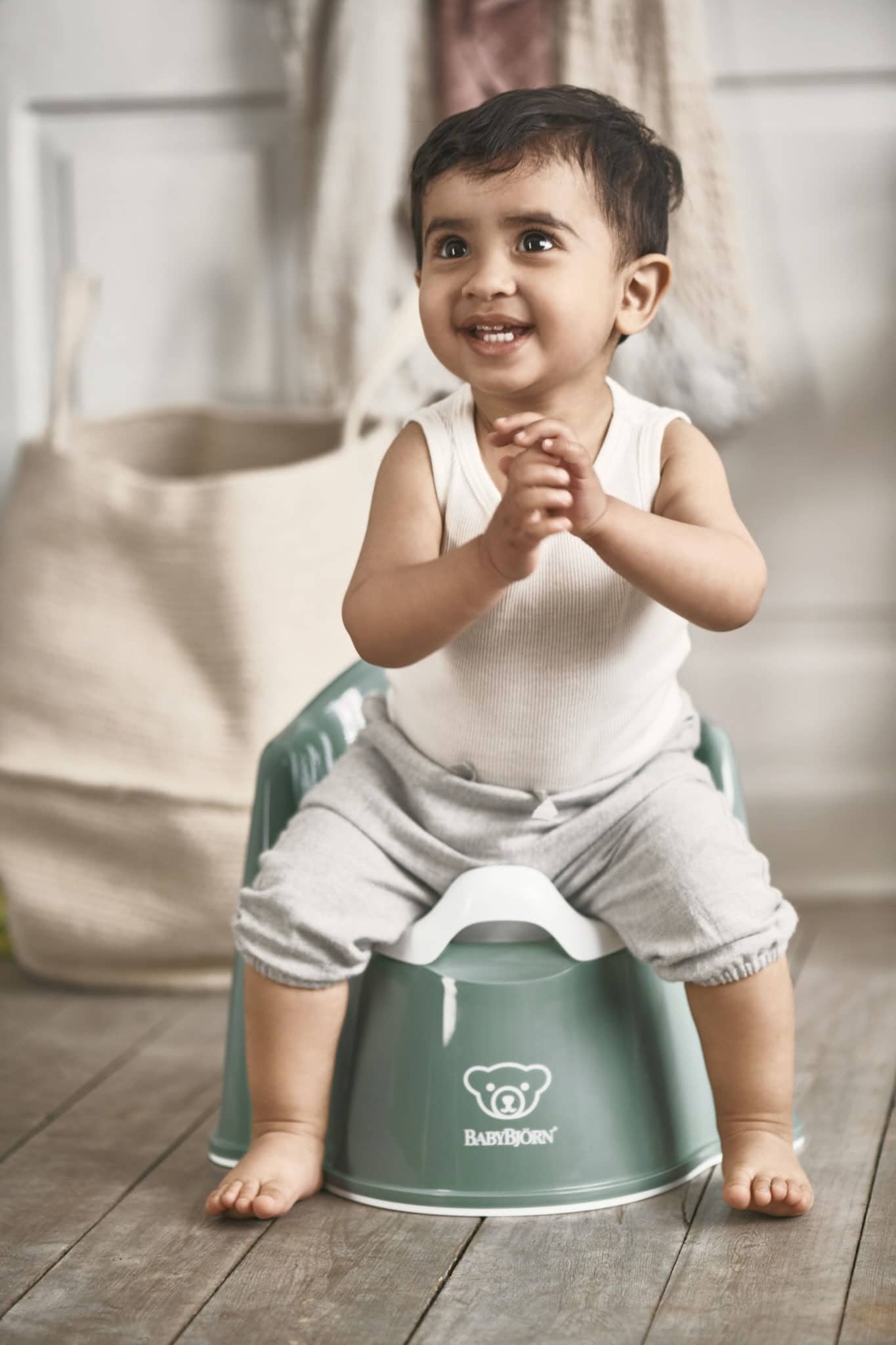 BabyBjörn Παιδικό Γιογιό Εκμάθησης Πράσινο/Λευκό - 1