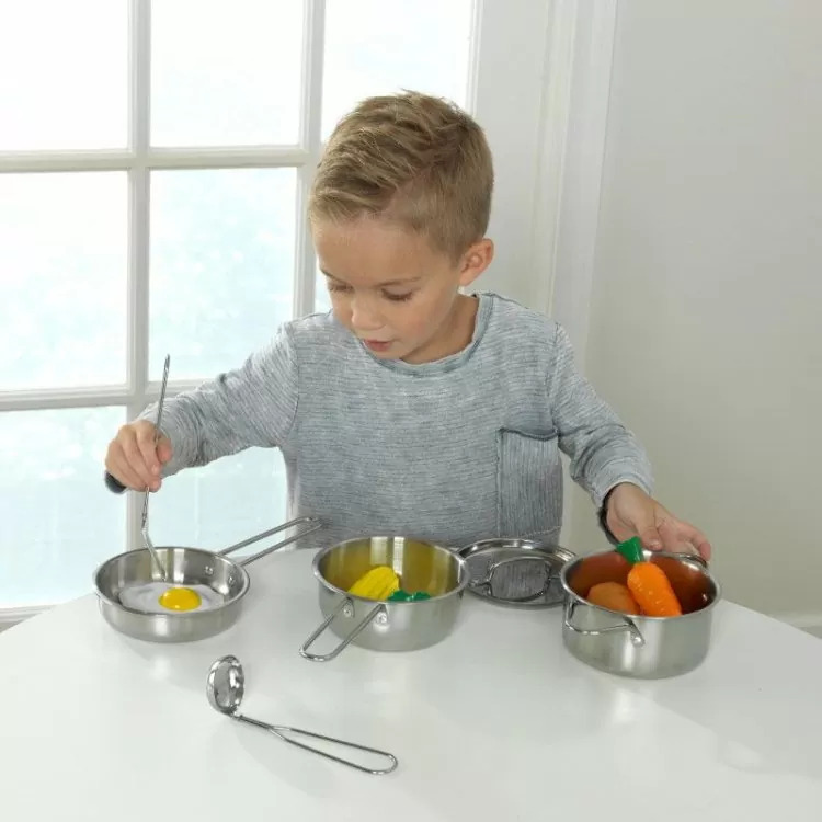 Kidkraft Παιδικό Μεταλλικό Σετ Κουζινικών 11τμχ. - 1