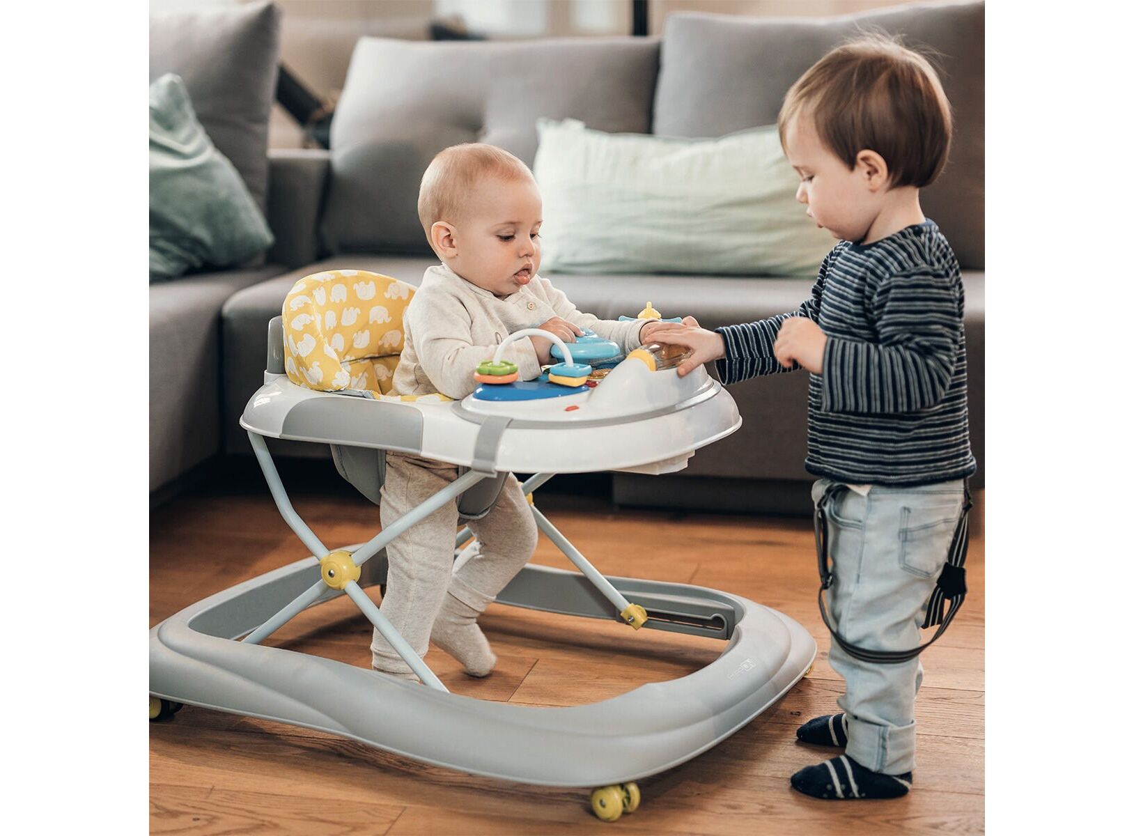freeON Little Driver Παιδική Στράτα Πτυσσόμενη με Ήχους Gray - 1