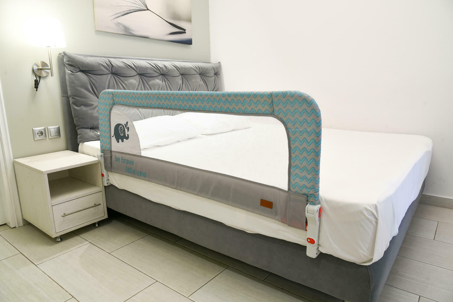 Bebe Stars Προστατευτική Μπάρα Κρεβατιού Elephant (140 x 60/64cm) - 2
