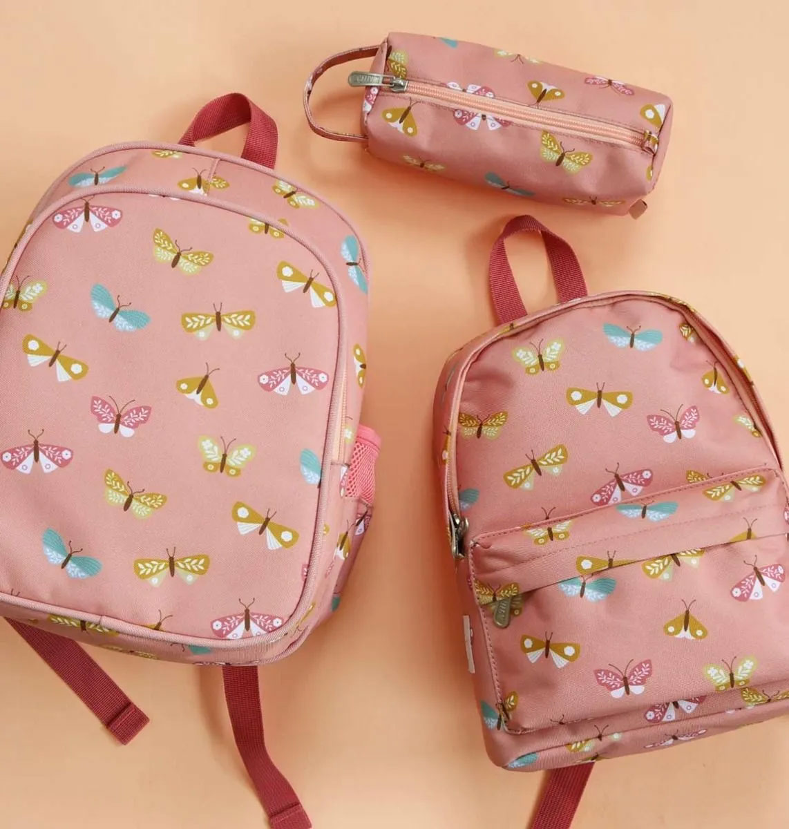A little lovely company Μini Τσάντα Πλάτης 23.5x30x10εκ. Butterflies - 1