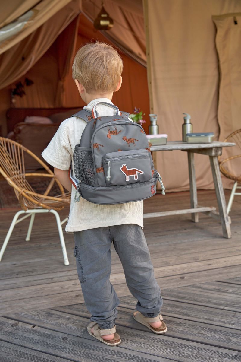 Lassig Mini Backpack Σακίδιο Πλάτης Safari Tiger - 1