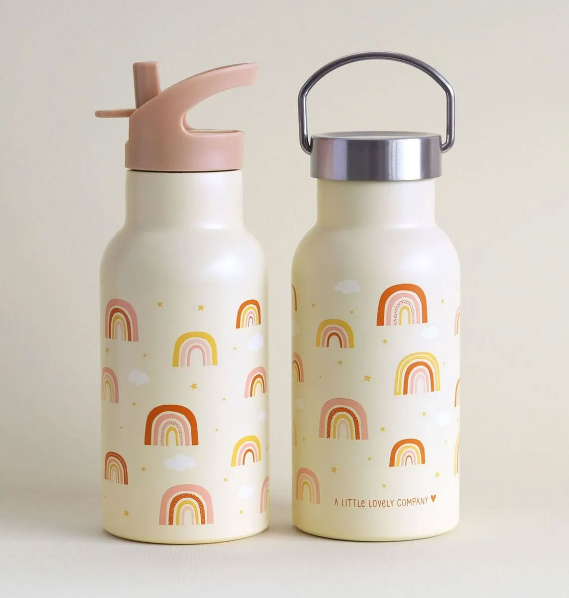 A little lovely company Ανοξείδωτο Παγούρι Θερμός Rainbows 350ml - 1