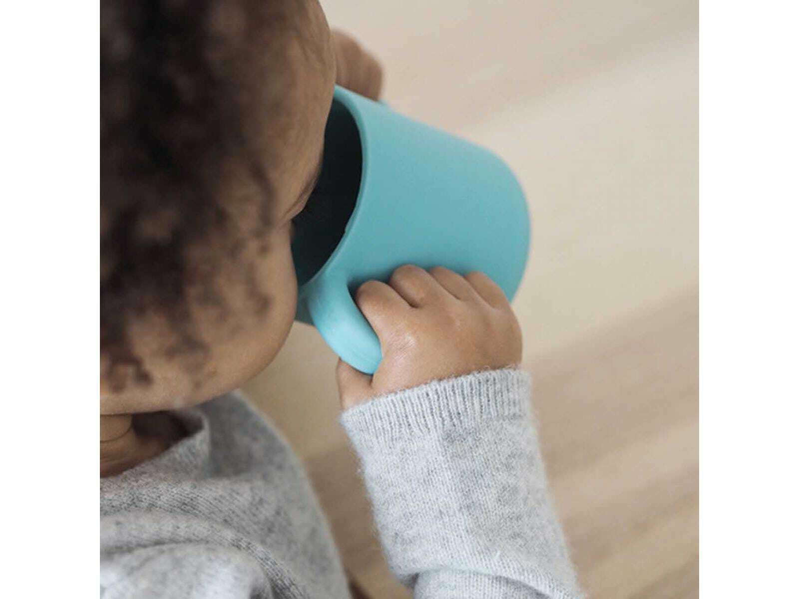 Beaba Εκπαιδευτικό Ποτηράκι Σιλικόνης 170ml 8m+ Γαλάζιο - 1