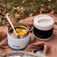 Beaba Παιδικό Θερμός Φαγητού 500ml Dark Mist/Light Pink - 1