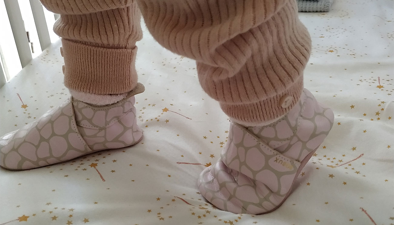Bobux Softsole Μαλακό Δερμάτινο Ανατομικό Παπουτσάκι Giraffe Navy - 1