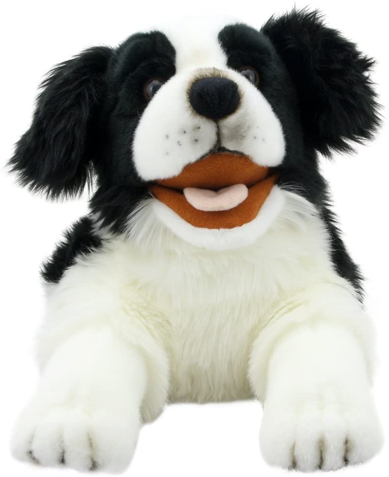 The Puppet Company Playful Puppies Ολόσωμη Γαντοκούκλα Border Collie 44εκ. - 1
