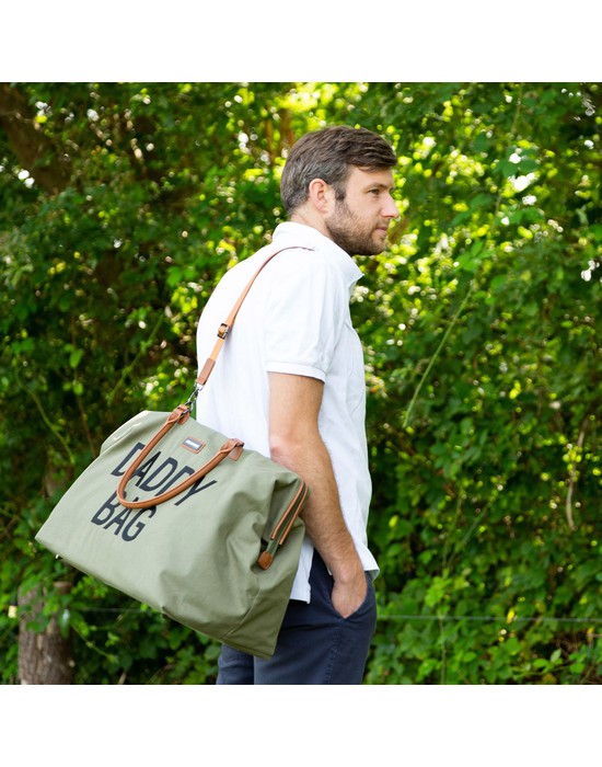 Childhome Τσάντα Αλλαγής Daddy Bag Big Canvas Kaki - 1