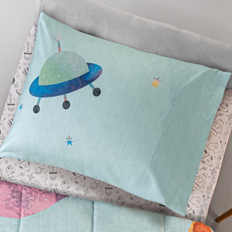 Guy Laroche Παιδική Μαξιλαροθήκη Cosmic Suede 50x70εκ. - 1
