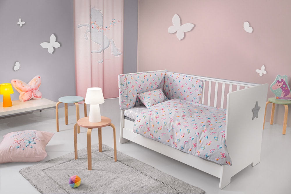 Guy Laroche Βρεφικά Σεντόνια Κούνιας Σετ 3τμχ. Liliana 115x170εκ. - 1