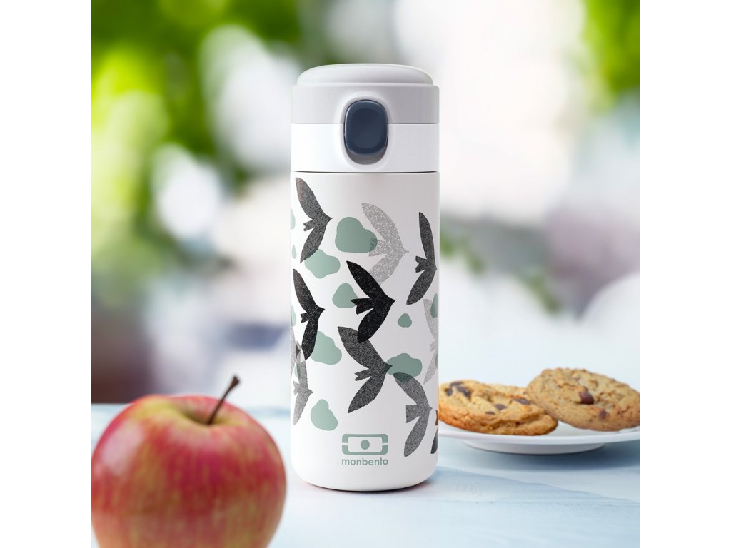 Monbento MB Pop Παιδικό Μπουκάλι Θερμός Birds 360ml - 1