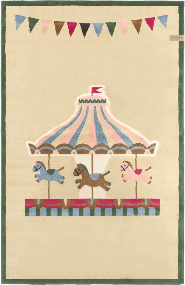 Saint Clair Χαλί Παιδικού Δωματίου Carousel 115x175εκ. - 1