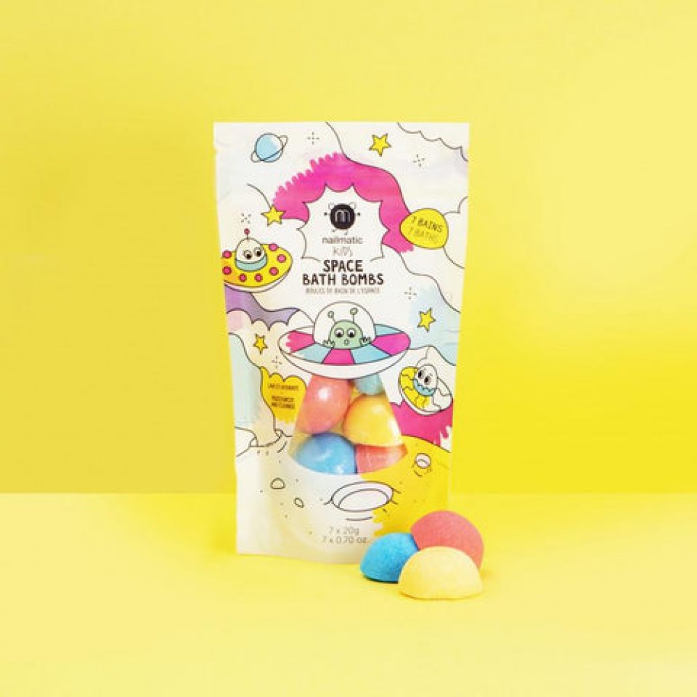 Nailmatic Σετ 7 Παιδικά Bath Bombs Space - 1