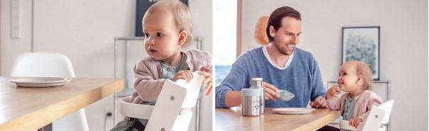 Osann JILL Ξύλινη Παιδική Καρέκλα Φαγητού με Μαξιλάρι Οξιά - 2