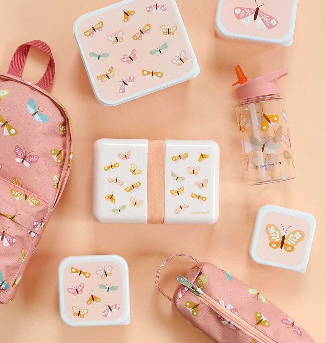 A Little Lovely Company Παιδικό Παγούρι 450ml Butterflies - 1