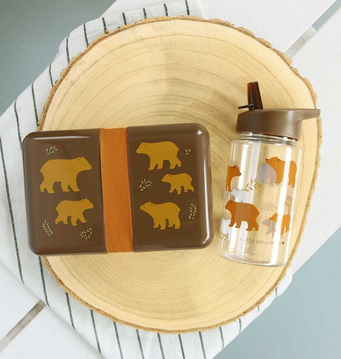 A Little Lovely Company Παιδικό Παγούρι 450ml Bears - 1