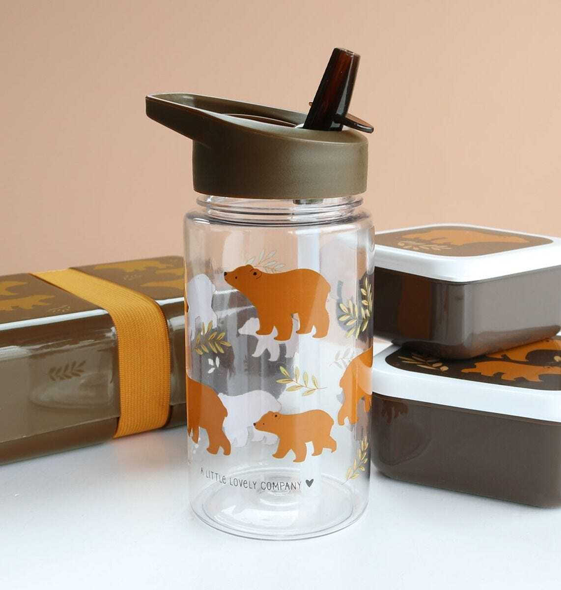 A Little Lovely Company Παιδικό Παγούρι 450ml Bears - 2