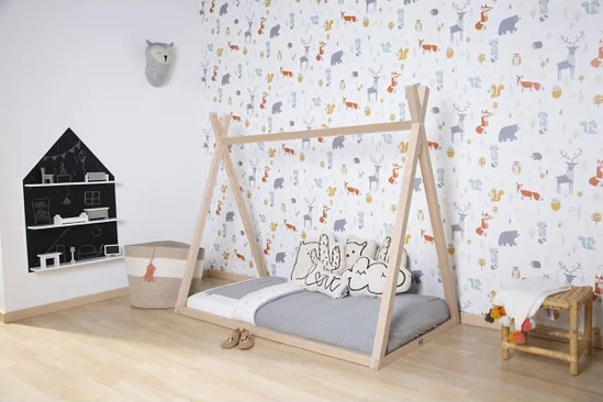 Childhome Πλαίσιο Kρεβατιού TIPI 70Χ140εκ. Natural - 1