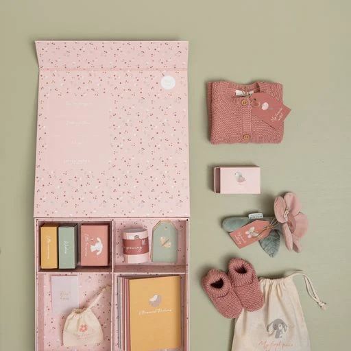 Little Dutch Παιδικό Κουτί Αναμνήσεων Flowers & Butterfiles FSC Ροζ - 1