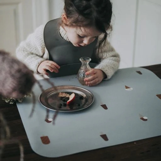 Noui Noui Σουπλά Σιλικόνης Ice Cream Grey 43x34εκ. - 1