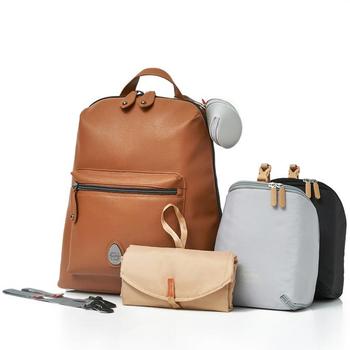 Pacapod Τσάντα Πλάτης-Αλλαξιέρα Hartland Pack Oak 40x32x20εκ. - 3