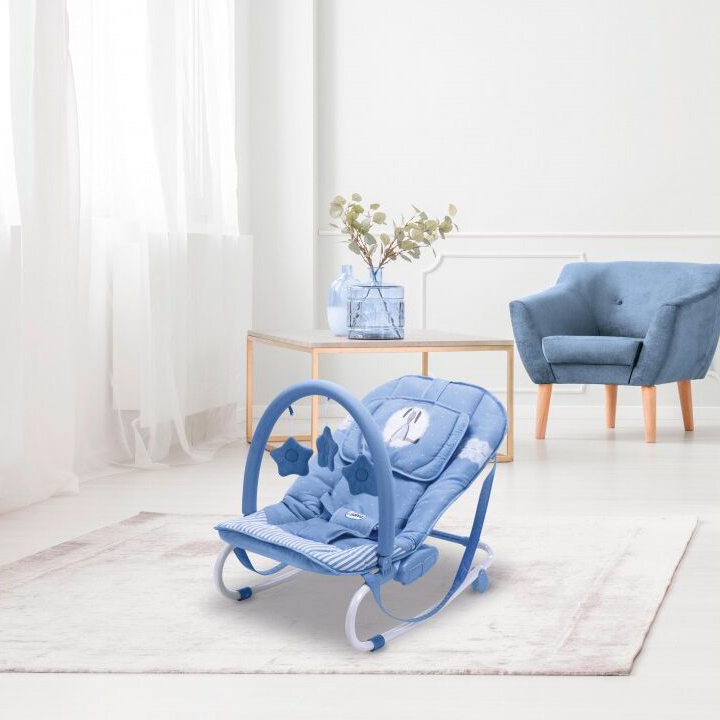 Asalvo Βρεφικό Ρηλάξ Ρυθμιζόμενο Baby Bunny Blue - 1