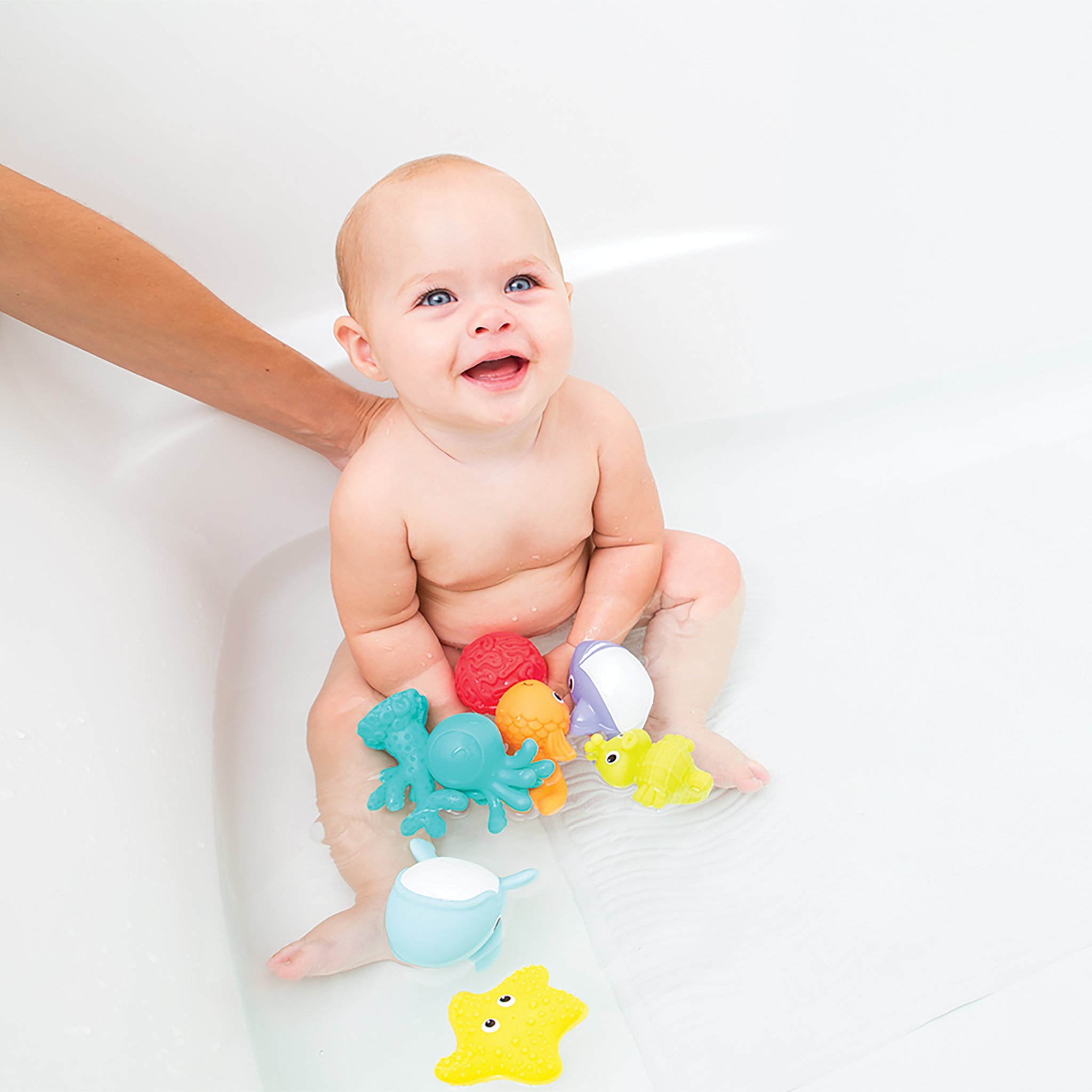 Infantino Παιχνίδι Mπάνιου Aquarium Bath Squirters 8τμχ. - 1