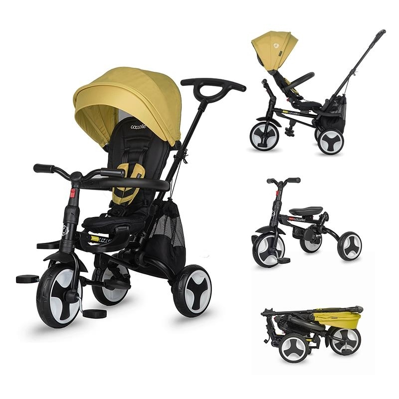 Coccolle Smart Baby Αναδιπλούμενο Τρίκυκλο Ποδήλατο Spectra Plus Sunflower Joy - 1