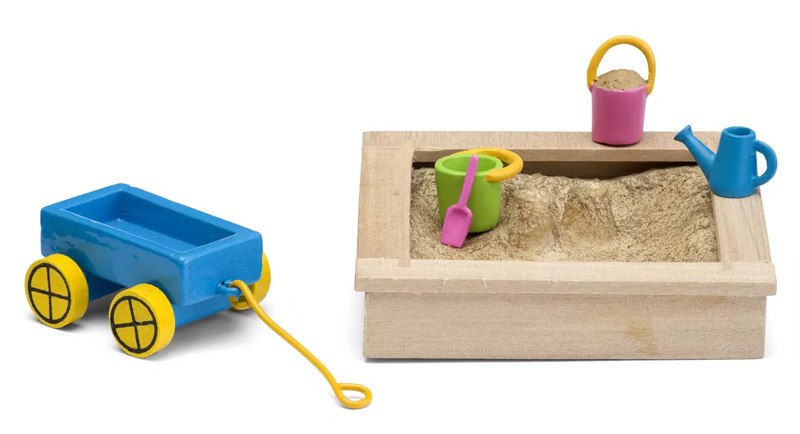 Lundby Μινιατούρες Σετ Παιχνιδιού με Σκάμμα για Κουκλόσπιτο DIY - 1