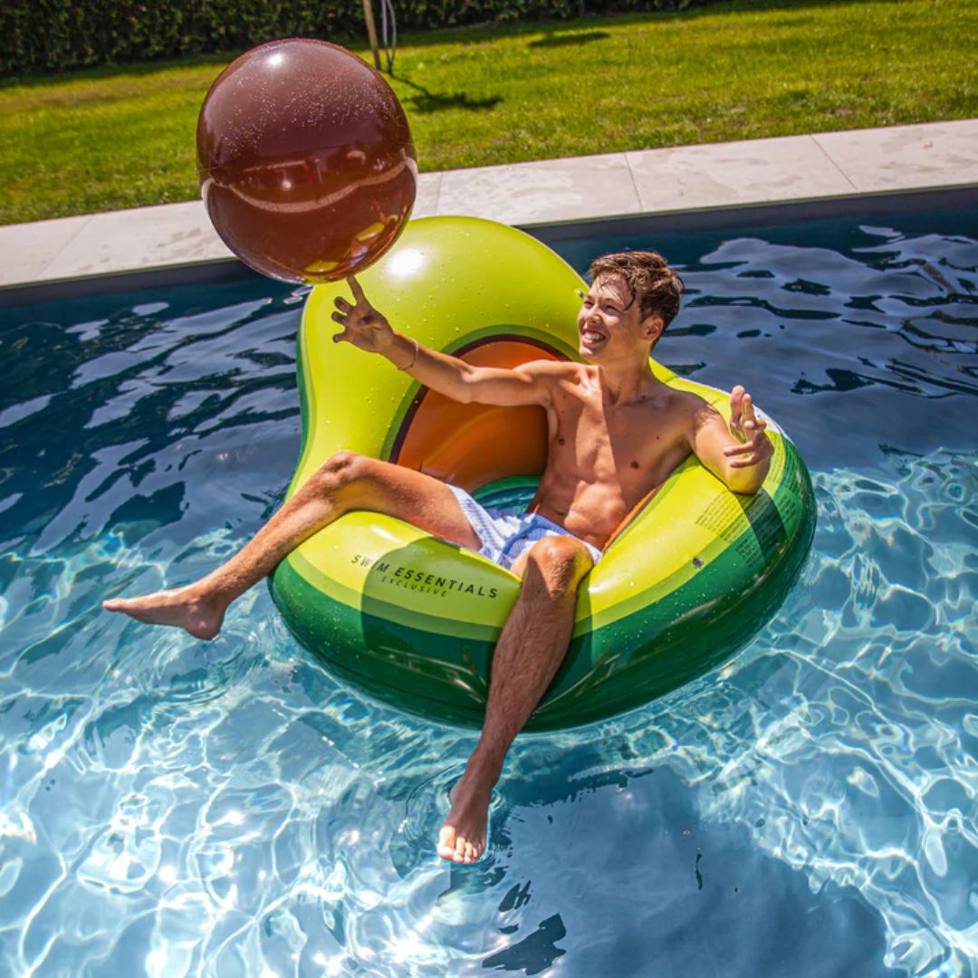 Swim Essentials Στρώμα Θαλάσσης Avocando 180εκ. με Φουσκωτή Μπάλα 11+ ετών - 1