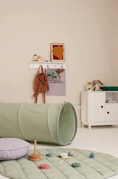 Kids Concept Υφασμάτινο Τούνελ Παιχνιδιού Απαλό Πράσινο - 1
