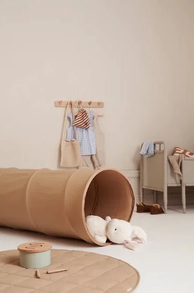 Kids Concept Υφασμάτινο Τούνελ Παιχνιδιού Μπεζ - 1