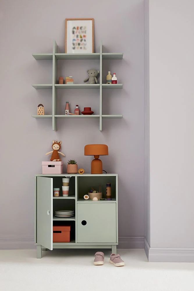Kids Concept Ξύλινο Ντουλάπι Παιδικού Δωματίου Star Απαλό Πράσινο - 1