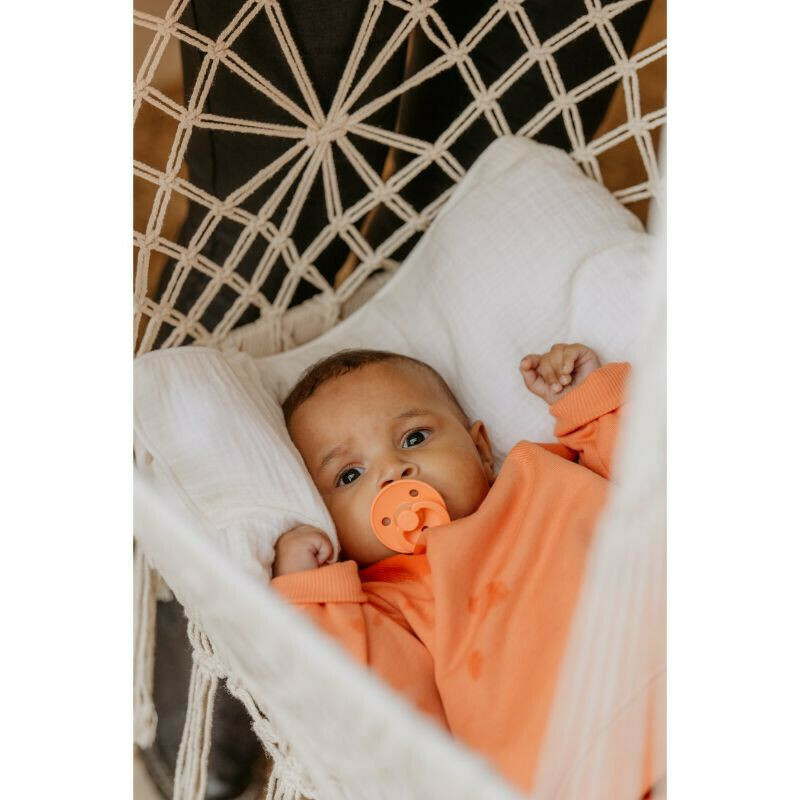Bibs Πιπίλες Σετ 2τμχ. Nordic Papaya-Violet Sky 100% Φυσικό Καουτσούκ No 0-6m - 1