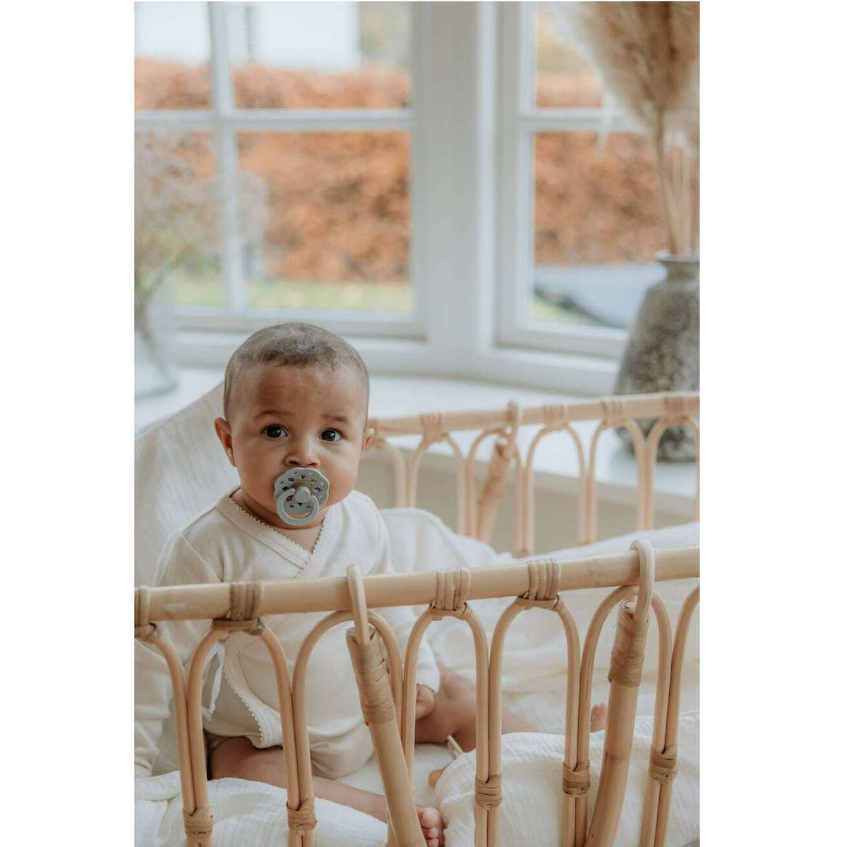 Bibs Boheme Πιπίλες Σετ 2τμχ. Cloud/Blush 100% Φυσικό Καουτσούκ No 6-18m - 1