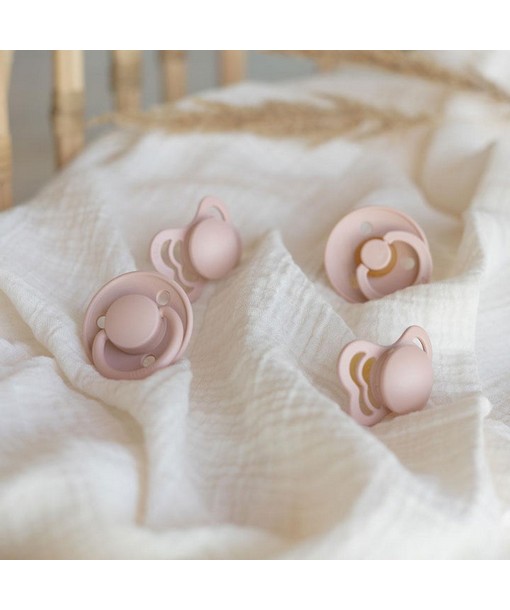 Bibs Try It Collection Σετ 4 Πιπίλες Καουτσούκ & Σιλικόνης Blush No 0-6 Μηνών - 1
