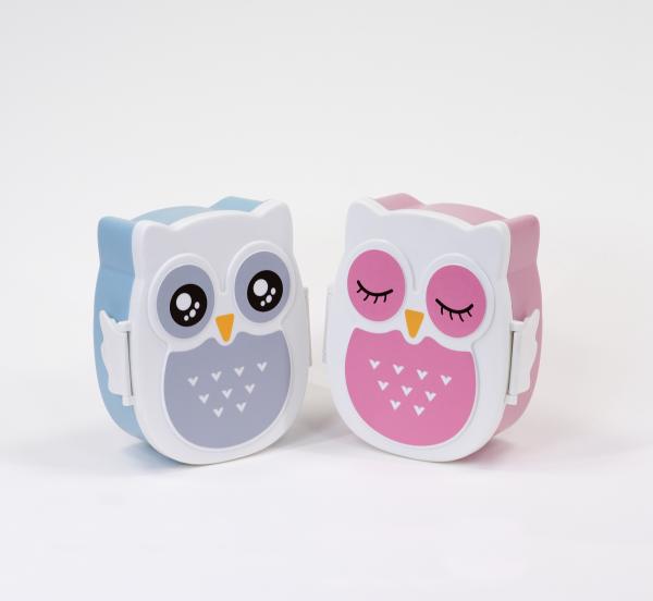 Yuko.B Παιδικό Δοχείο Φαγητού - Snack Box Owl Blue - 1