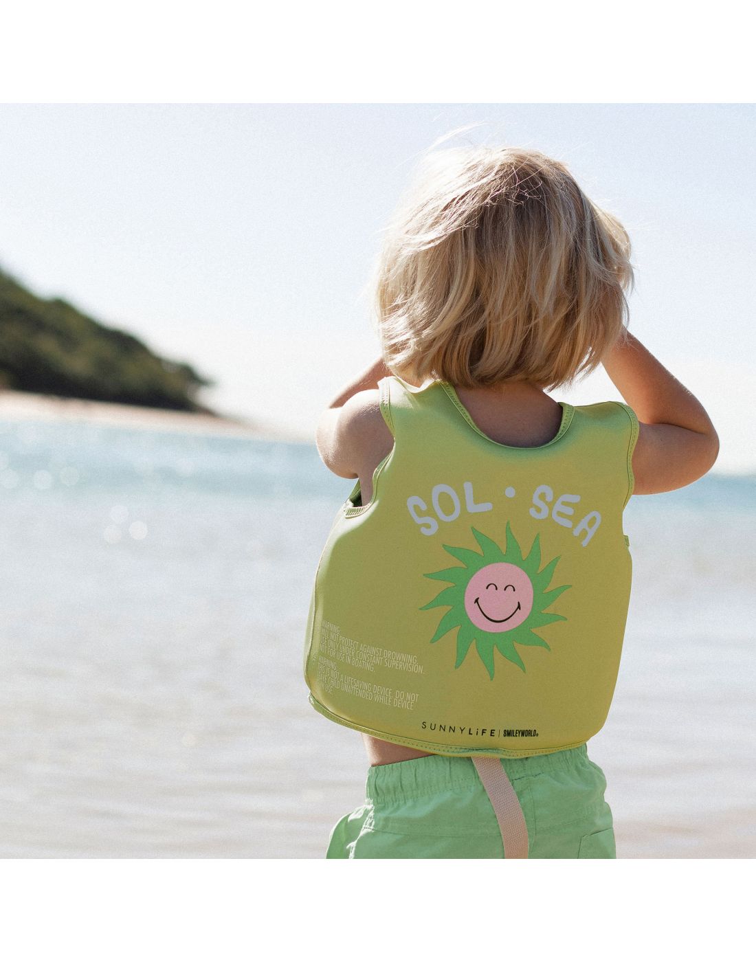 SunnyLife Παιδικό Γιλέκο Κολύμβησης Smiley World Sol Sea 2-3 Ετών S3VVEMSM - 1
