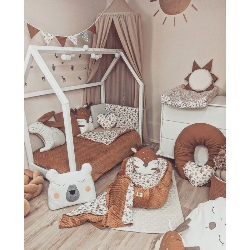Baby Star Πάντα Κούνιας Σετ 5τμχ Forest Friends 40x200εκ. - 1