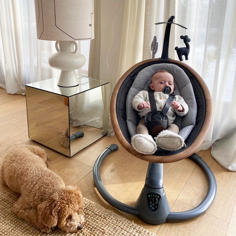 Maxi Cosi Cassia Ηλεκτρικά Κινούμενο Ρηλάξ Essential Grey - 1