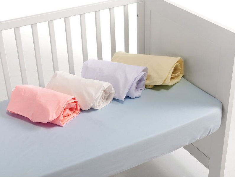 Interbaby Εφαρμοστό Κατωσέντονο Κούνιας 70x140εκ. White - 1