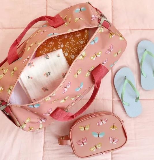 A Little Lovely Company Μικρό Weekend Bag 46x25εκ. Butterflies - 1