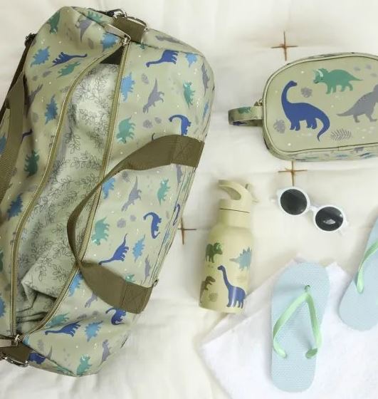 A Little Lovely Company Μικρό Weekend Bag 46x25εκ. Dinosaurs - 1