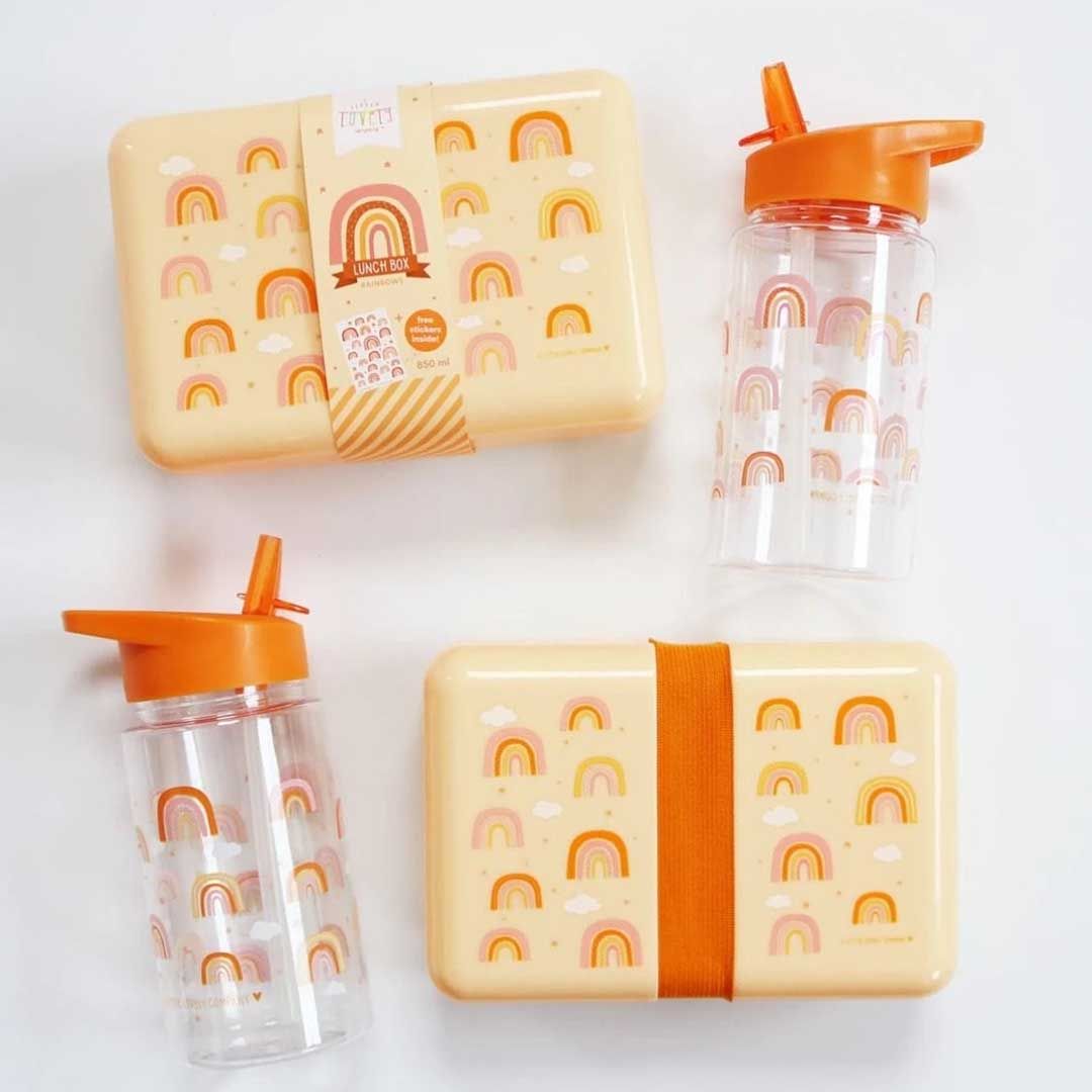 A Little Lovely Company Παιδικό Παγούρι 450ml Rainbows - 1