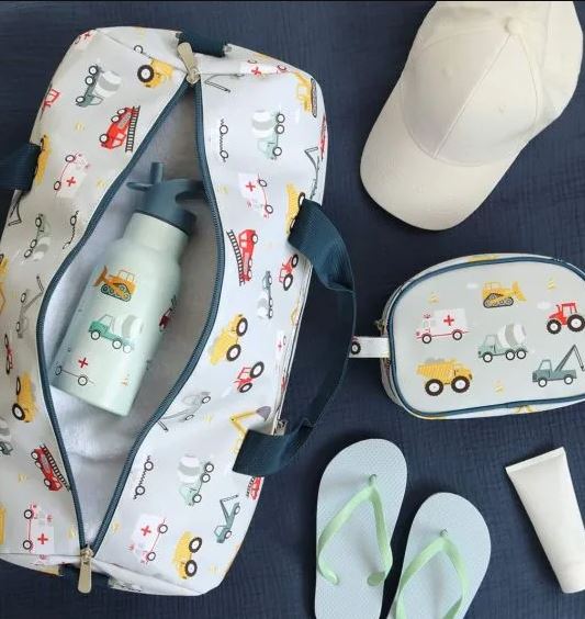A Little Lovely Company Μικρό Weekend Bag 46x25εκ. Vehicles - 1