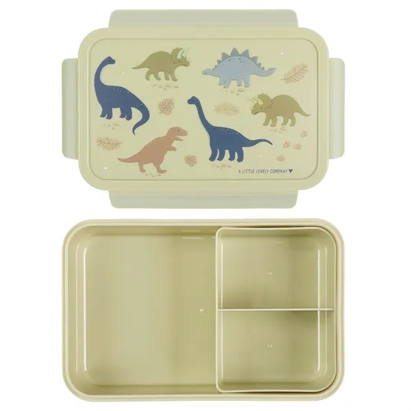 A Little Lovely Company Παιδικό Δοχείο Φαγητού Bento Lunch Βox Dinosaurs - 1