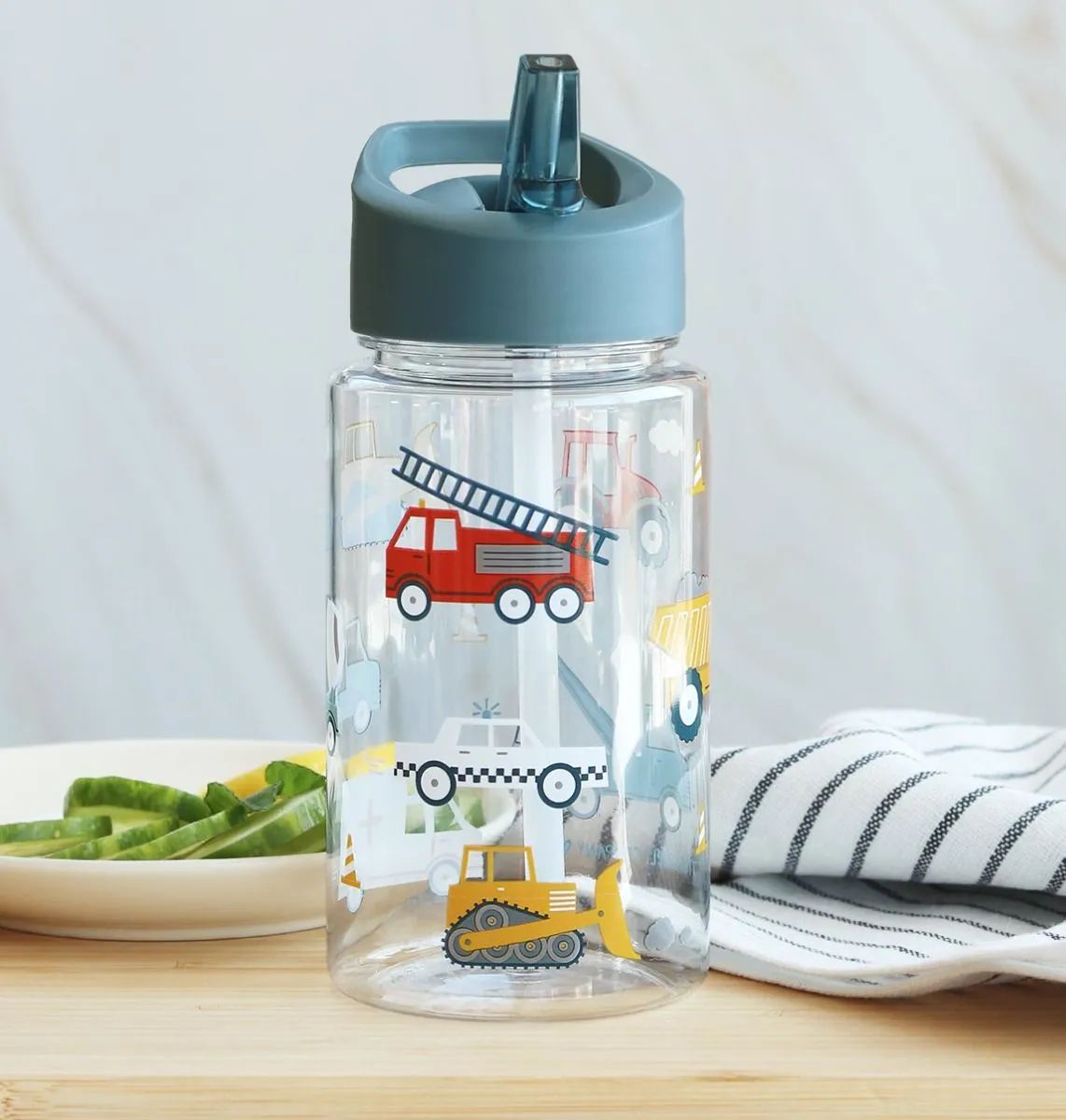 A Little Lovely Company Παιδικό Παγούρι 450ml Vehicles - 1