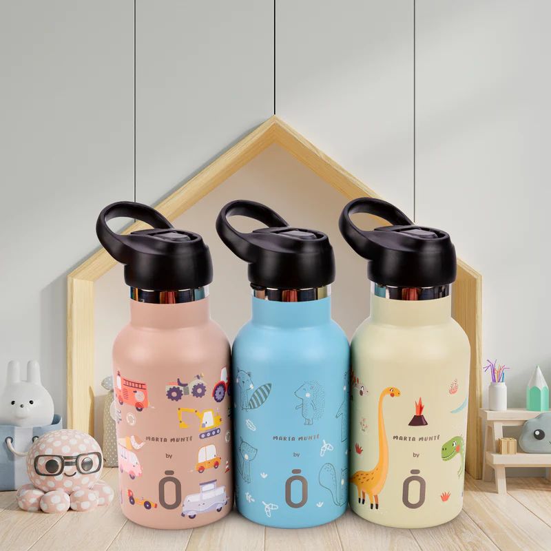 RunBott Sport Μπουκάλι Θερμός με Κεραμική Επίστρωση 350ml Marta Munde Forest Blue - 1